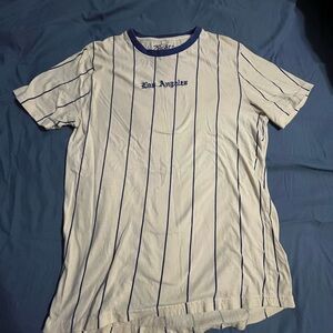 Striped White and Blue T-Shirt